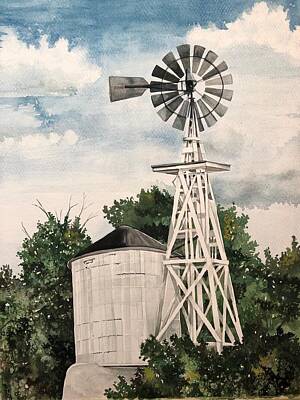 Neutrality - Kumors Windmill and Tank by Lance Wurst