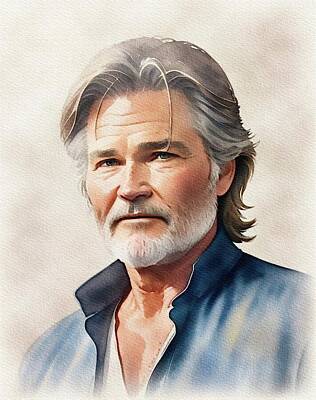 Actors Royalty Free Images - Kurt Russell, Actor Royalty-Free Image by Sarah Kirk