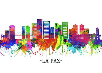 Womens Empowerment Rights Managed Images - La Paz Bolivia Skyline Royalty-Free Image by NextWay Art