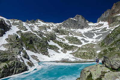 War Is Hell - Lac Blanc in France seen on a sunny day. by George Afostovremea