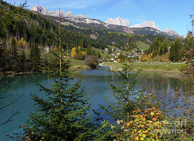 Tea Time - Lago di Soraga - Dolomites - Italy by Phil Banks