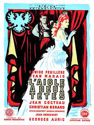 Mixed Media - LAigle a Deux Tetes, 1948 by Stars on Art