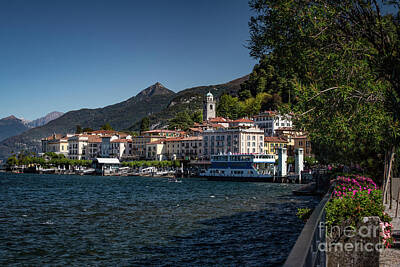 Catch Of The Day - Lake Como-side View Bellagio by Judy Wolinsky