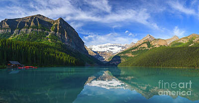 Only Orange - Lake Louise by Henk Meijer Photography