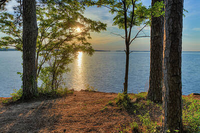 Landscapes Royalty-Free and Rights-Managed Images - Lake Thurmond - Clarks Hill at Sunset 7 by Steve Rich