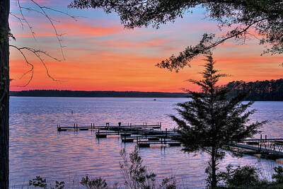 Gifts For Dad - Lake Thurmond Sunset 9 by Steve Rich