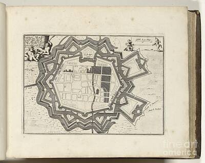 Modern Patterns - Landau map, 1693, anonymous, 1693 by Shop Ability