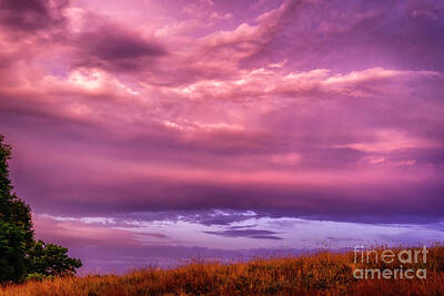 Mountain Photos - Lavender Sky at Dawn  by Thomas R Fletcher