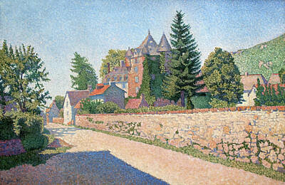 Royalty-Free and Rights-Managed Images - Le Chateau de Comblat by Paul Signac by Mango Art