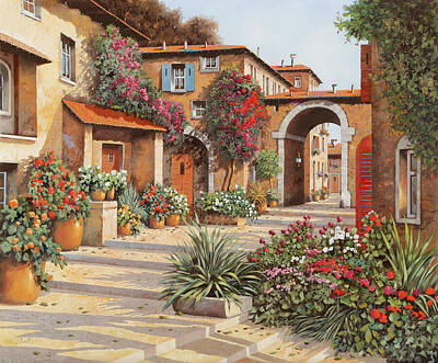 Royalty-Free and Rights-Managed Images - Le Scale Del Paese by Guido Borelli