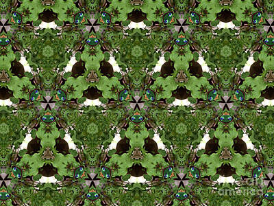 Game Of Thrones Rights Managed Images - Leaf Kaleidoscope  Royalty-Free Image by Karen Adams