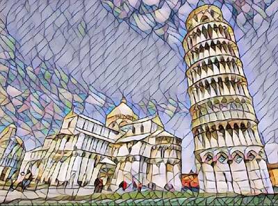 Modern Man Classic Golf - Leaning Tower of Pisa by Mirsat Karabel