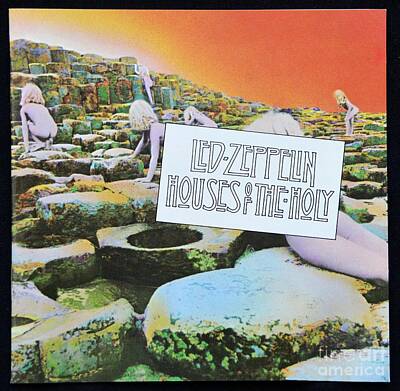 Rock And Roll Photos - Led Zeppelin Houses of the Holy album cover by David Lee Thompson