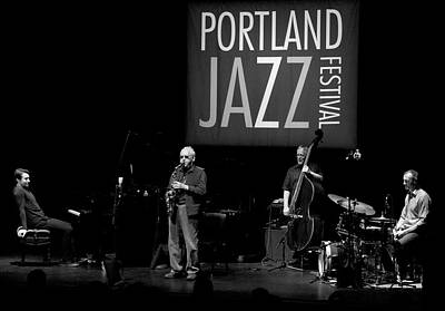 Jazz Photo Royalty Free Images - Lee Konitz PDX Jazz Fest Royalty-Free Image by Lee Santa