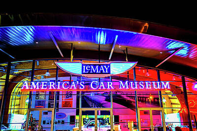Airplane Paintings Royalty Free Images - LeMAY Americas Car Museum Royalty-Free Image by Robby Green