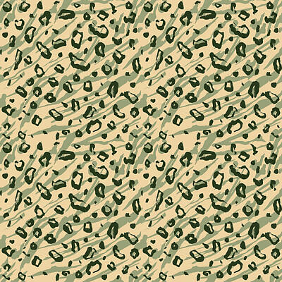 Royalty-Free and Rights-Managed Images - Leopard Seamless Pattern - 03 by Studio Grafiikka