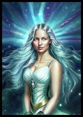 Lilies Digital Art - Lily of the Lake - Sirens Call by Shawn Dall