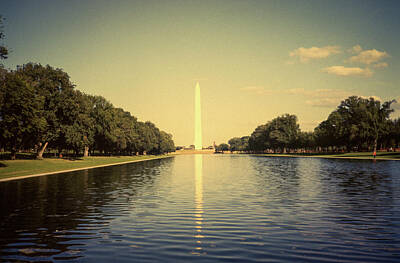 Politicians Photos - Lincoln Memorial Reflecting Pool by Gordon James