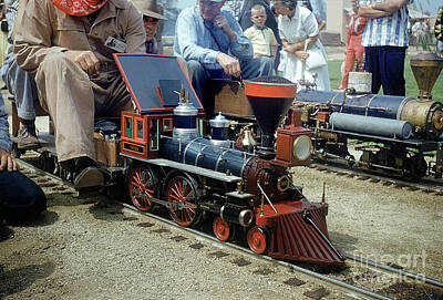 Modern Man Mountains - Little Engines RR Steam Loco Vuton 4-4-0, Los Angeles Live Steamers by Photovault Archives