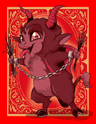 Royalty-Free and Rights-Managed Images - Little Krampus by Ludwig Van Bacon