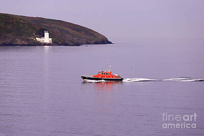 Happy Anniversary - LK Mitchell at St Anthony Lighthouse Cornwall by Terri Waters