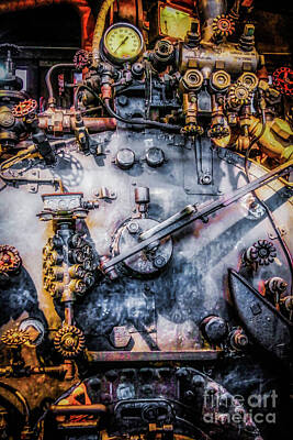 Steampunk Photos - Loco -Motion  by Phil Cappiali Jr