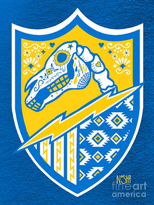 Football Royalty Free Images - Los Corceles Royalty-Free Image by Jeremy Nash