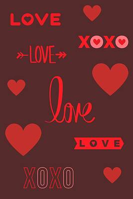 City Scenes Digital Art - Love and Hearts  by Queen City Craftworks