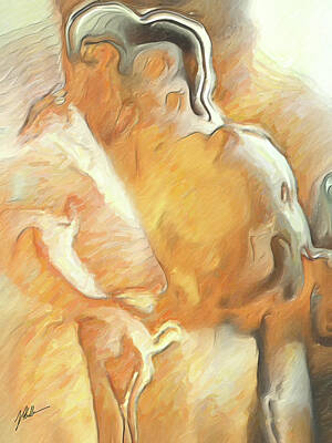 Egon Schiele - Love in yellow by Joaquin Abella