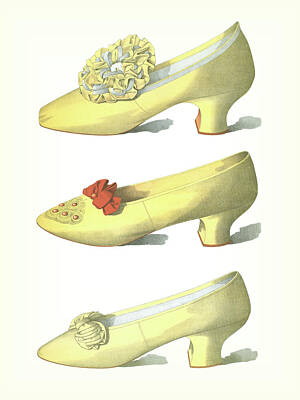Paintings For Children Cindy Thornton - Lovely Yellow Shoes by Uwe Stoeter