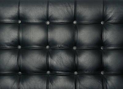 Legendary And Mythic Creatures Rights Managed Images - Luxury black sofa leather texture Royalty-Free Image by Julien
