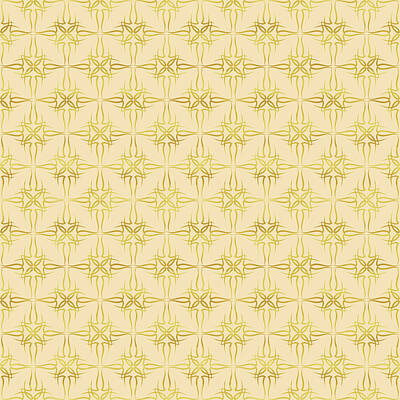 Royalty-Free and Rights-Managed Images - Luxury Seamless Floral Pattern - Buff by Studio Grafiikka