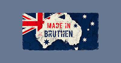 Christmas Typography - Made in Bruthen, Australia by TintoDesigns