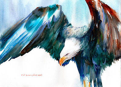 Recently Sold - Birds Paintings - Majestic by P Anthony Visco