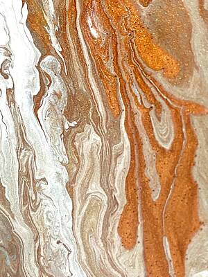 Western Art Royalty Free Images - Marble Abstraction 3 Royalty-Free Image by Masha Batkova