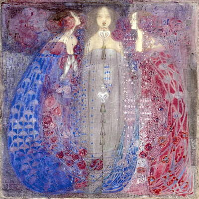 Personalized Name License Plates Rights Managed Images - Margaret Macdonald Mackintosh The Three Perfumes Royalty-Free Image by Restored Vintage Shop