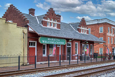 Its A Piece Of Cake Royalty Free Images - Marietta Station and Welcome Center Royalty-Free Image by Mark Chandler