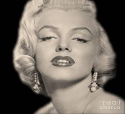 Western Art - Marilyn Monroe by Belinda Threeths