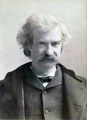 Curated Travel Chargers - Mark Twain Vintage Portrait by Mark Twain