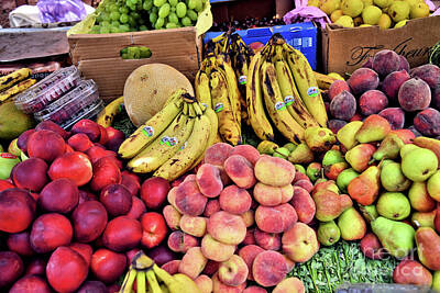 Food And Beverage Photos - Market in Marrakesh, Morocco by John Stone