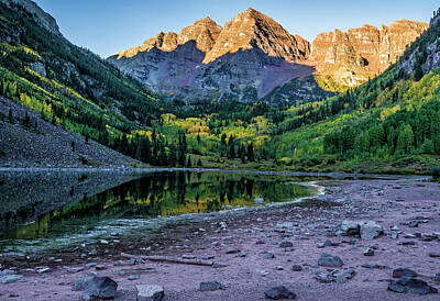 Landscapes Royalty Free Images - Maroon Bells 20 Royalty-Free Image by Frank Barnitz