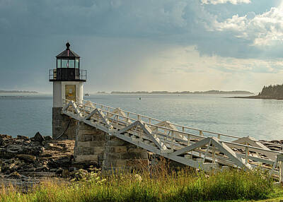 Minimalist Childrens Stories - Marshall Point Lighthouse After a Storm by Douglas Wielfaert