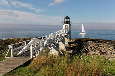 Golfing Royalty Free Images - Marshall Point Light Station 1 Royalty-Free Image by John Hoey