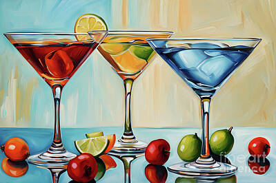 Martini Royalty-Free and Rights-Managed Images - Martini bar by Sen Tinel