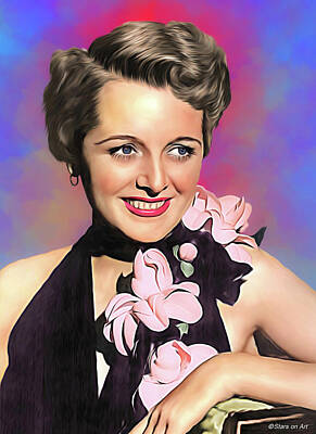 Royalty-Free and Rights-Managed Images - Mary Astor illustration by Stars on Art