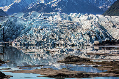 Curated Travel Chargers - Matanuska Glacier Close Up by Alex Mironyuk