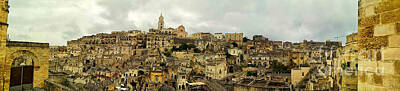 Road And Street Signs - Matera Italy Landscape #416 by Exors