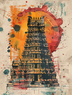 Sports Patents - Meenakshi Temple, Madurai, India  by Tommy Mcdaniel
