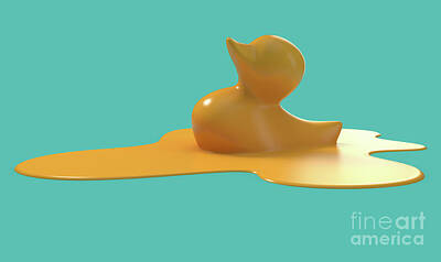 Royalty-Free and Rights-Managed Images - Melting Rubber Duck Concept by Allan Swart