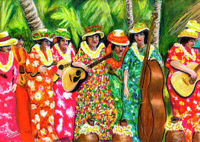 Egon Schiele - Memories of the Kodak Hula Show at Kapiolani Park in Honolulu #20 by Donald K Hall